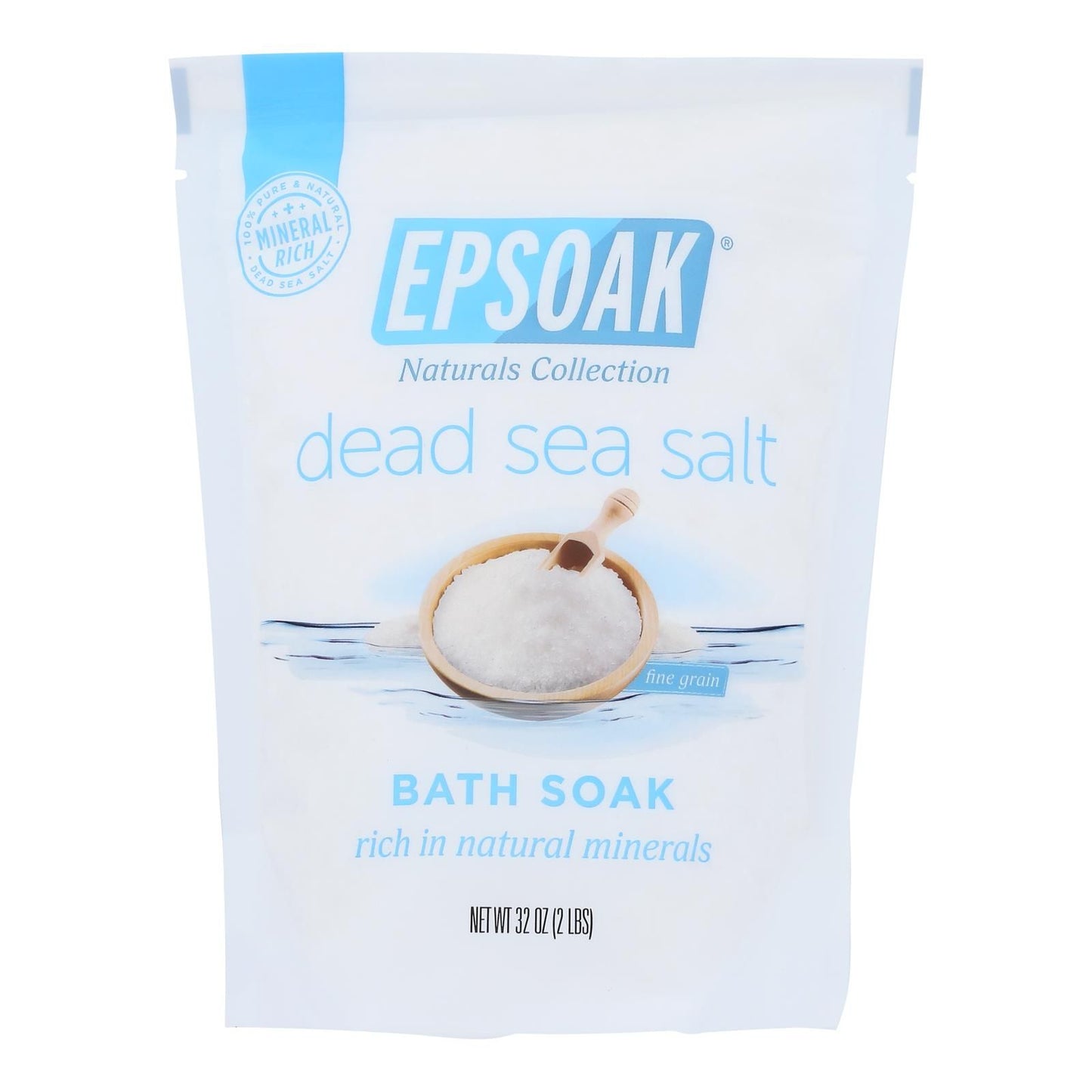 Epsoak - Dead Sea Salt Fg Body Soak - Case Of 6-2 Lb image 1