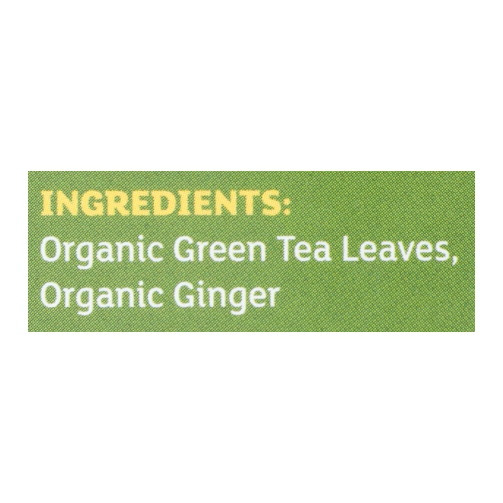 Equal Exchange - Tea Green Ginger - Case Of 6-20 Bag image 2
