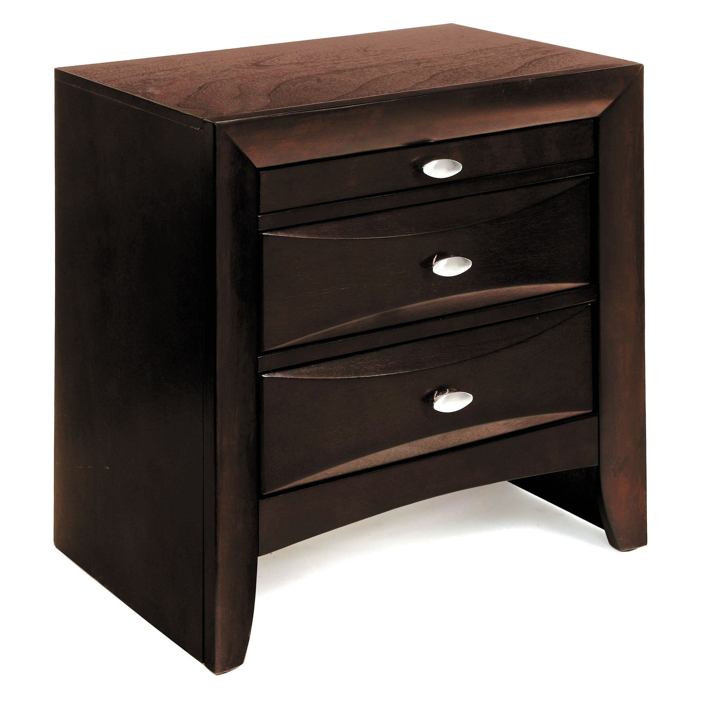 Espresso 2-drawer Nightstand image 1