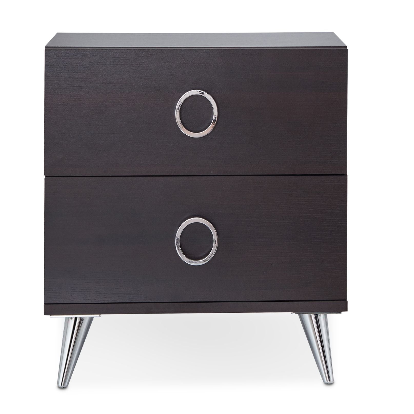 Espresso 2-Drawer Rectangular Accent Table image 2