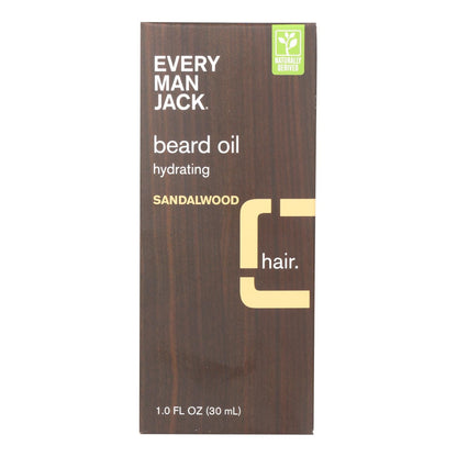 Every Man Jack Beard Oil - Sandalwood - 1 Oz. image 2