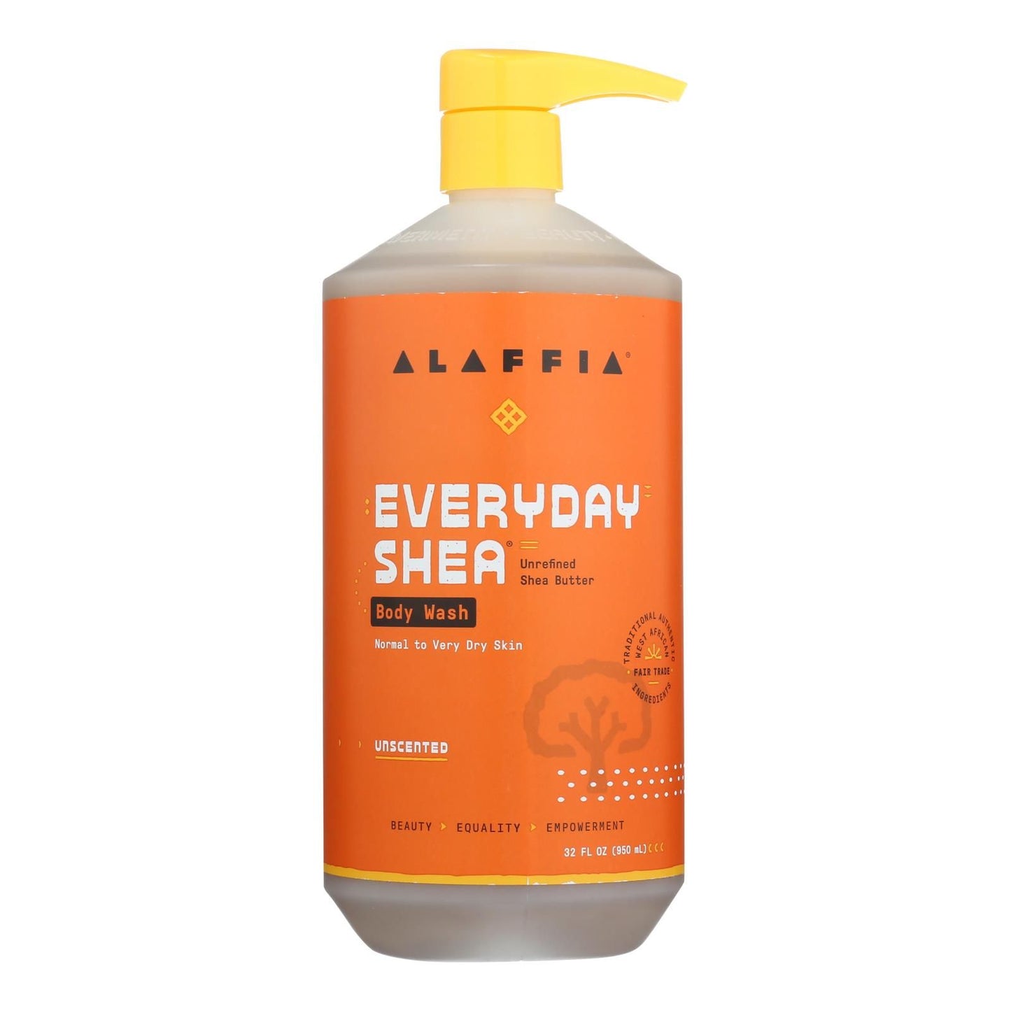 Everyday Shea Unscented Body Wash - 1 Each - 32 Oz image 2