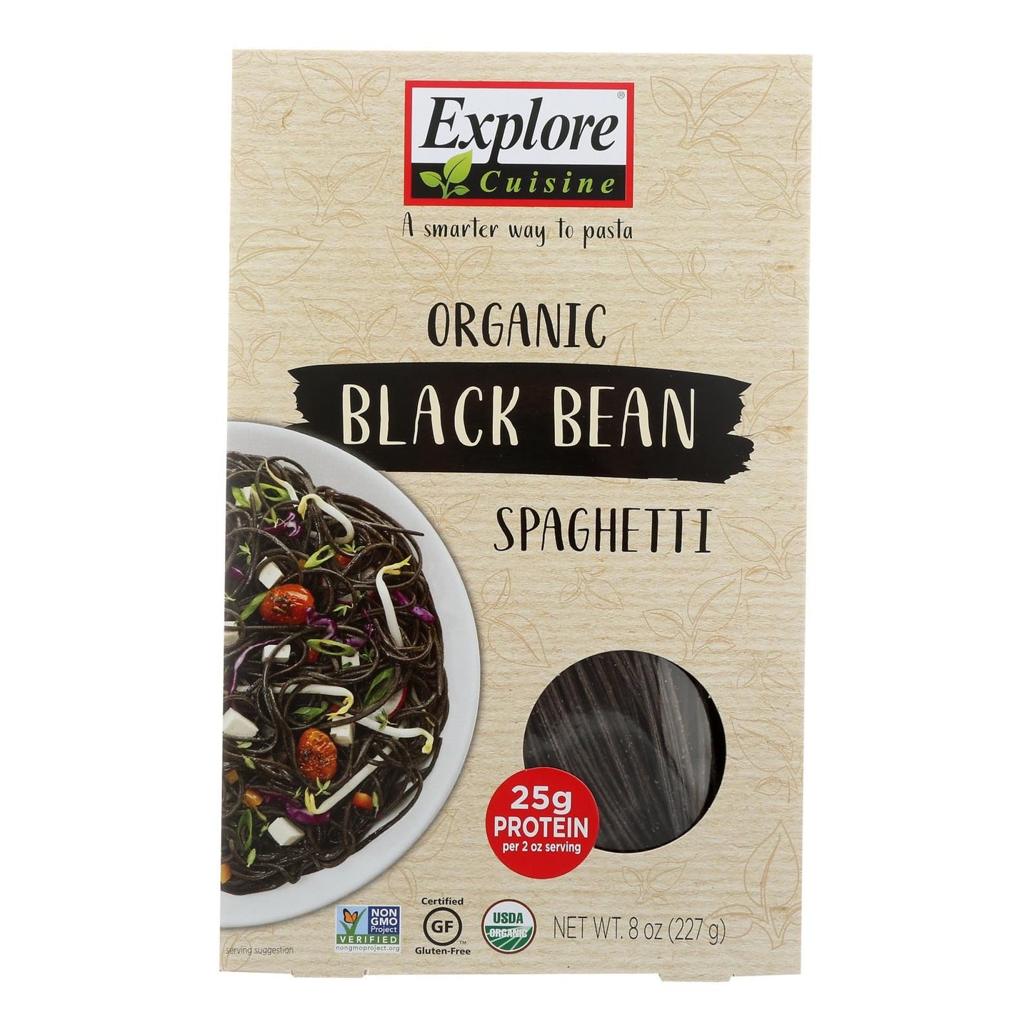 Explore Cuisine Organic Black Bean Spaghetti - Spaghetti - Case Of 6 - 8 Oz. image 1