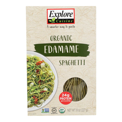 Explore Cuisine Organic Edamame Spaghetti - Edamame Spaghetti - Case Of 6 - 8 Oz. image 1