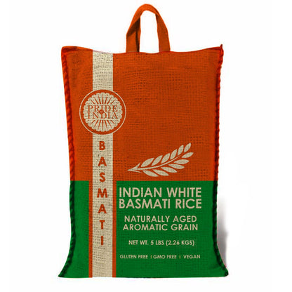 Extra Long White Basmati Rice 5 LBS image 1