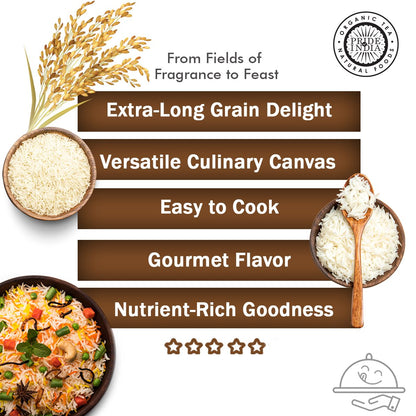 Extra Long White Basmati Rice 5 LBS image 4