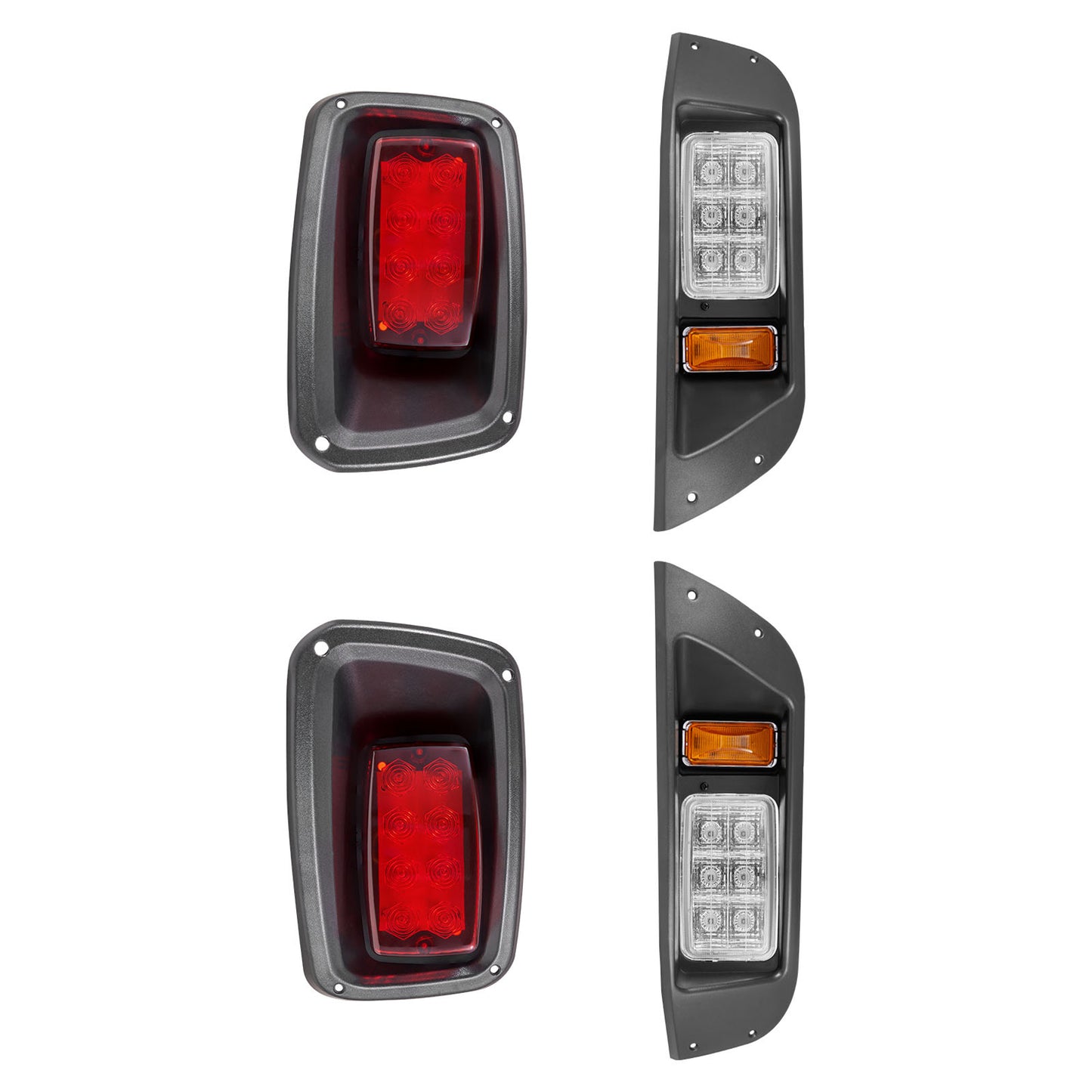 12 Volt Golf Cart LED Headlight Tail Light Kit For Club Car DS 1993-Up Models image 6