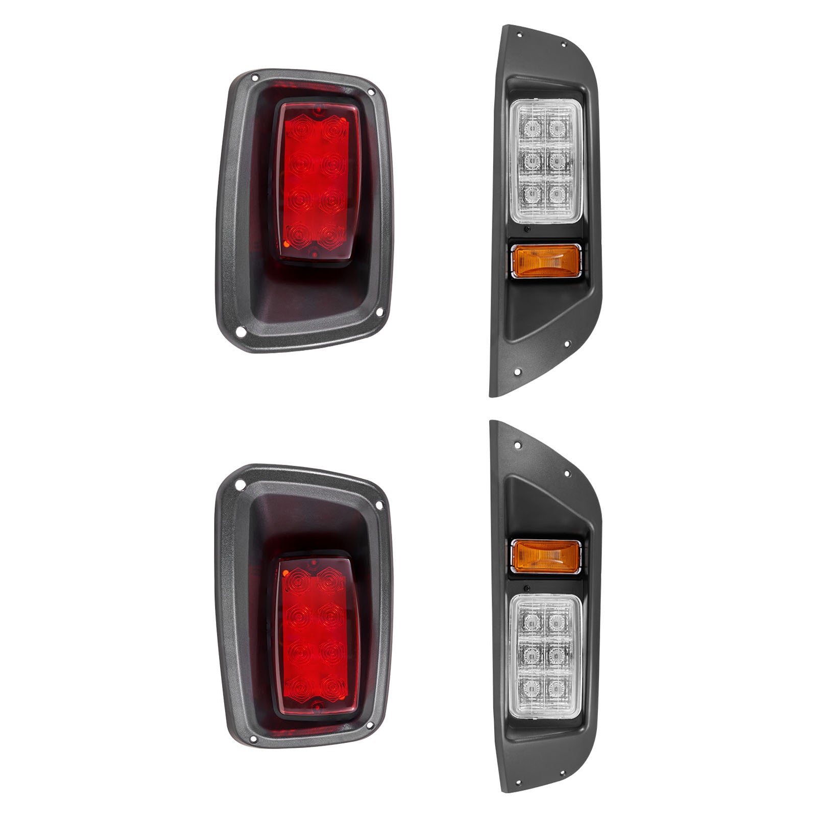 12 Volt Golf Cart LED Headlight Tail Light Kit For Club Car DS 1993-Up Models image 6