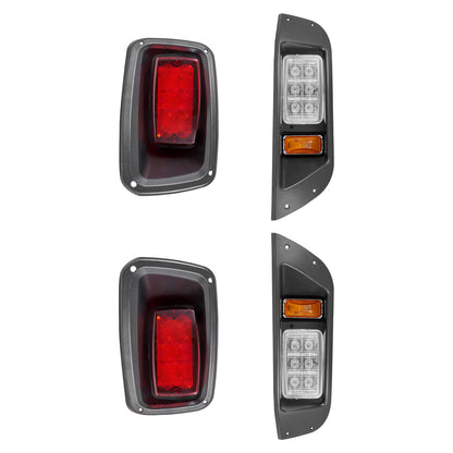 12 Volt Golf Cart LED Headlight Tail Light Kit For Club Car DS 1993-Up Models image 6