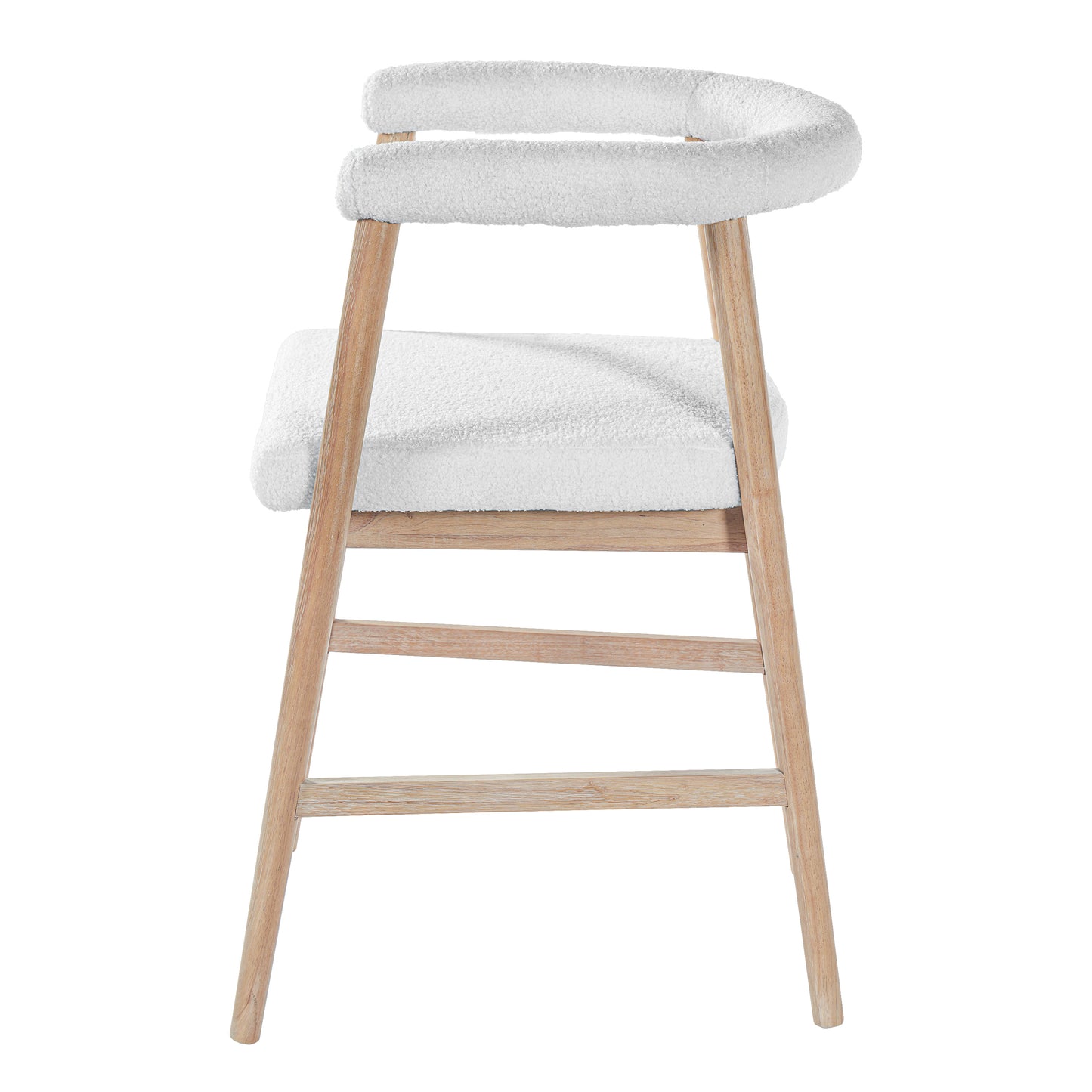 25'' Seat Height Bar Stools with Back, Comfortable Counter Stools for Kitchen Island/Dining Room, Set of 2 image 8