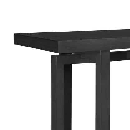 59" Narrow Console Table - MDF Entryway Sofa Table for Hallway, Living Room, Foyer with Space-Saving Design image 7