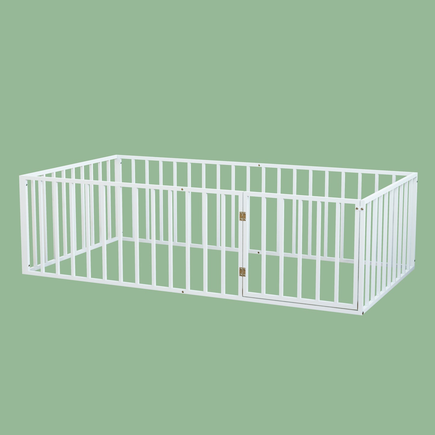 Metal Platform Bed Mattress Foundation with Steel Slat Support No Box Spring Needed Easy Assembly White image 6