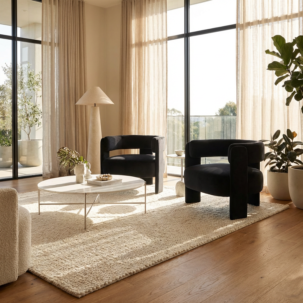 Accent Chair for Living Room, Velvet Comfy Single Sofa Chair Mid-Century Modern Armchair Wooden Legs for Bedroom Office Reading image 11