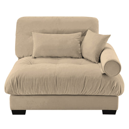 Milano Sofa RSF W/3 pillows - Beige image 1