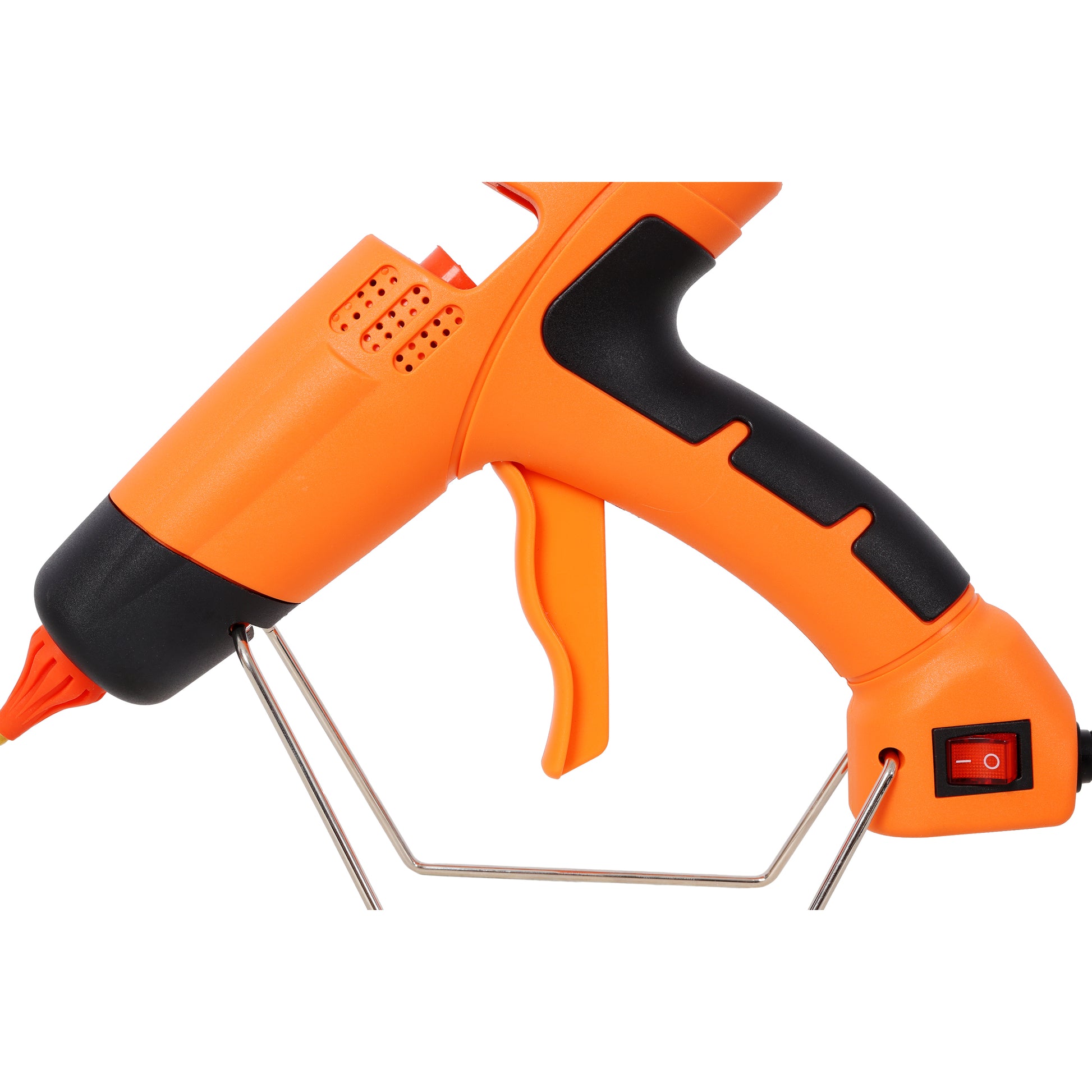 350W Hot Glue Gun, Professional Glue Gun with 4 Replacement Nozzles, DIY Craft Repair Thermo Tool with 24Pcs Highly Viscous Glue Sticks image 9