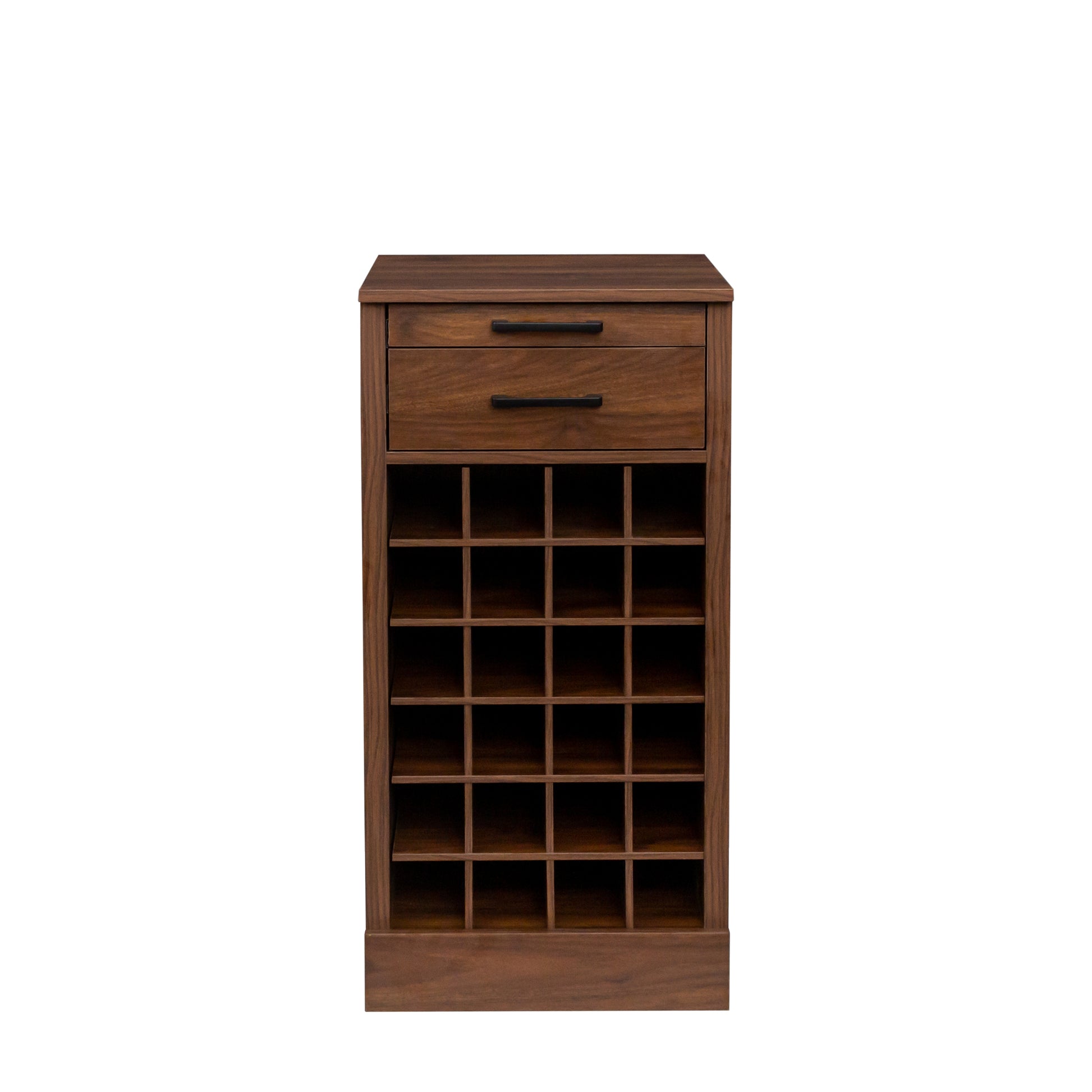brown walnut color modular 24 wine bar cabinet Buffet Cabinet image 11