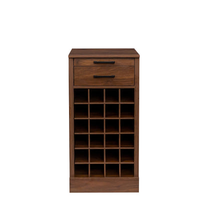 brown walnut color modular 24 wine bar cabinet Buffet Cabinet image 11