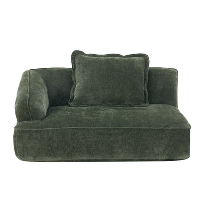 122" Modern L-Shaped Sectional Sofa with High-Density Fully Compressed Sponge and Chaise Lounge, 2-Piece Set, Fully Assembled Right Hand Facing, Deep Seating, Perfect for Living Room, Lounge image 6