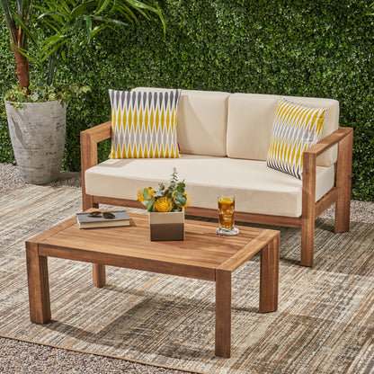 GENSER LOVESEAT & COFFEE TABLE image 4