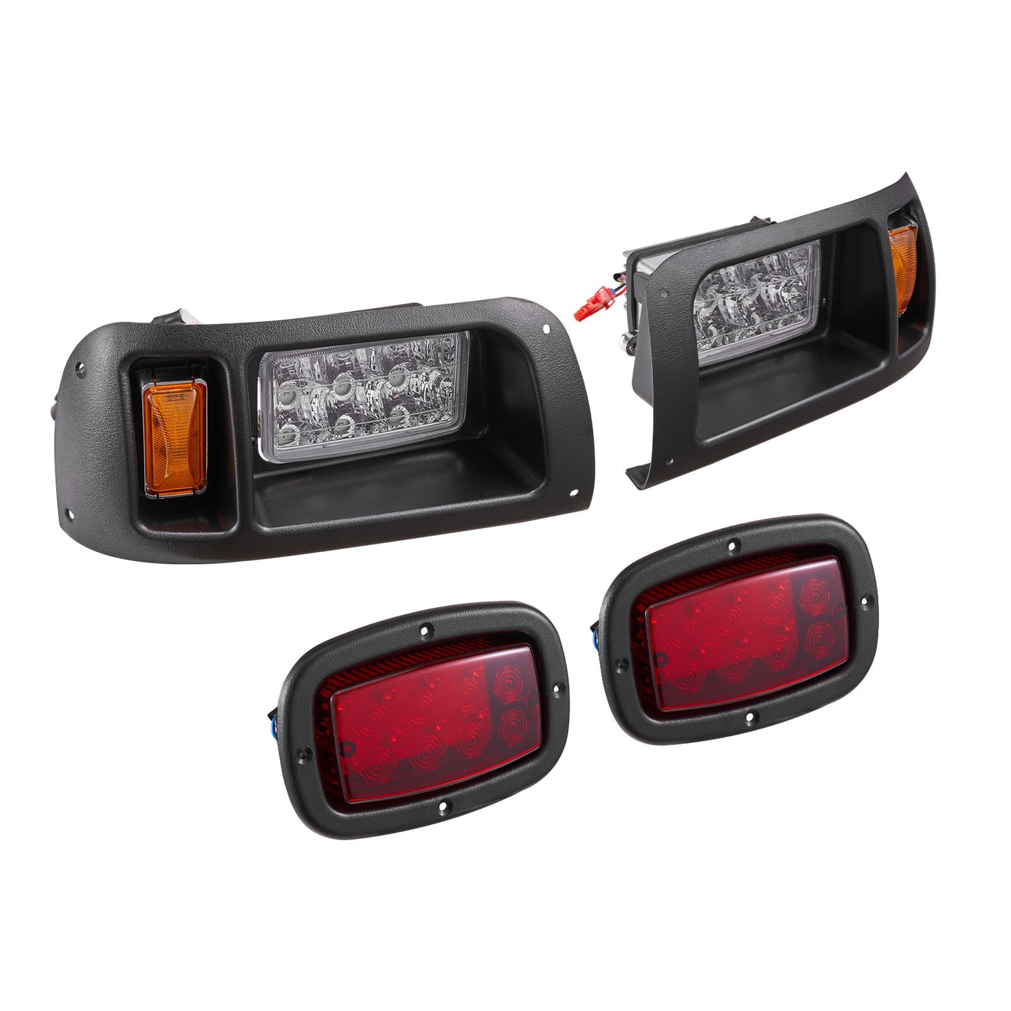 12 Volt Golf Cart LED Headlight Tail Light Kit For EZGO TXT 1996-2013 Models image 9