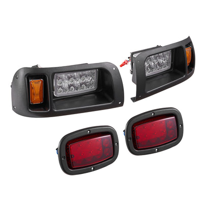 12 Volt Golf Cart LED Headlight Tail Light Kit For EZGO TXT 1996-2013 Models image 9