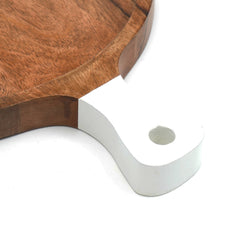Wooden Cheese Board/Cutting Board- 14x9"