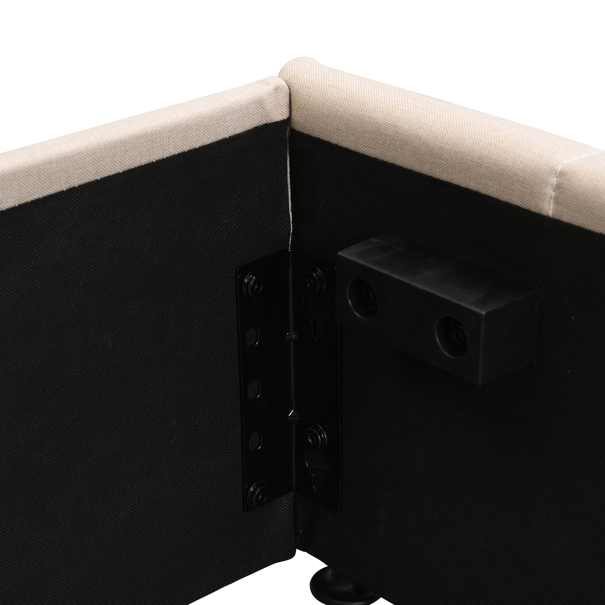 Queen size Upholstered Platform bed with a Hydraulic Storage System - Beige(OLD SKU: LP000211AAA) image 11