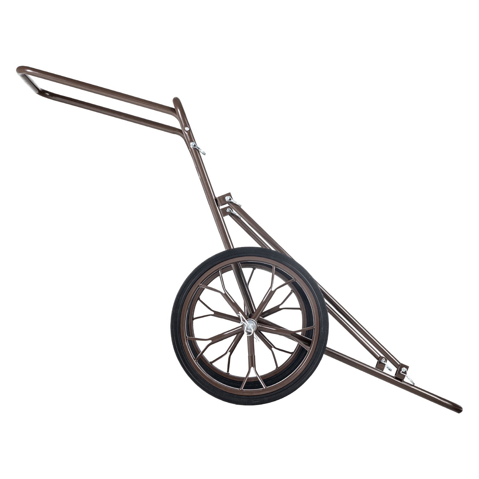 Deer Cart, 500 LBS Capacity Folding Game Cart, Deer Cart Game Hauler with 17" Big Rubber Wheel & Ergonomic Handle, Heavy-Duty Game Cart Accessories, Utility Gear Dolly for Hunting Fishing Hiking image 4