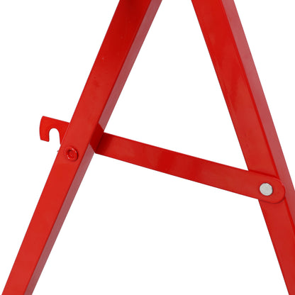 Folding Log Saw Horse,reAdjustable Height Saw Horse with Non-Slip Foot Pads,for Cutting wood, Lightweight and Portable image 8