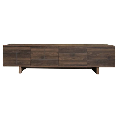 78 inch Modern TV Stand for TVs up to 85", Entertainment Center with with Solid Wood Legs, Cable Management, Push-Openers, Soft-Closing Hinges & Adjustable Shelves for Living Room image 12