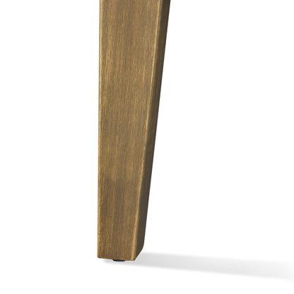 Outdoor 16" Acacia Wood Side Table, Gray Finish image 10