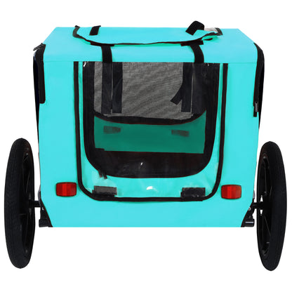 Pet Bike Trailer Dog Cart for Bicycle,Suitable for Small and Medium Pets, Easy Folding Cart Frame, Quick Release Wheel, Non-Slip Floor, Internal Leash image 6