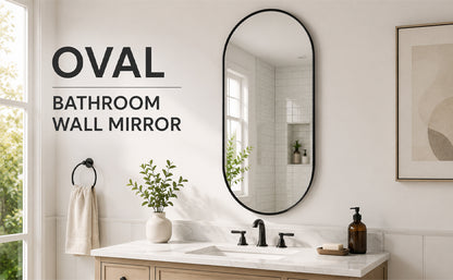 BLACK PVC frame mirror 16X36 INCH image 6
