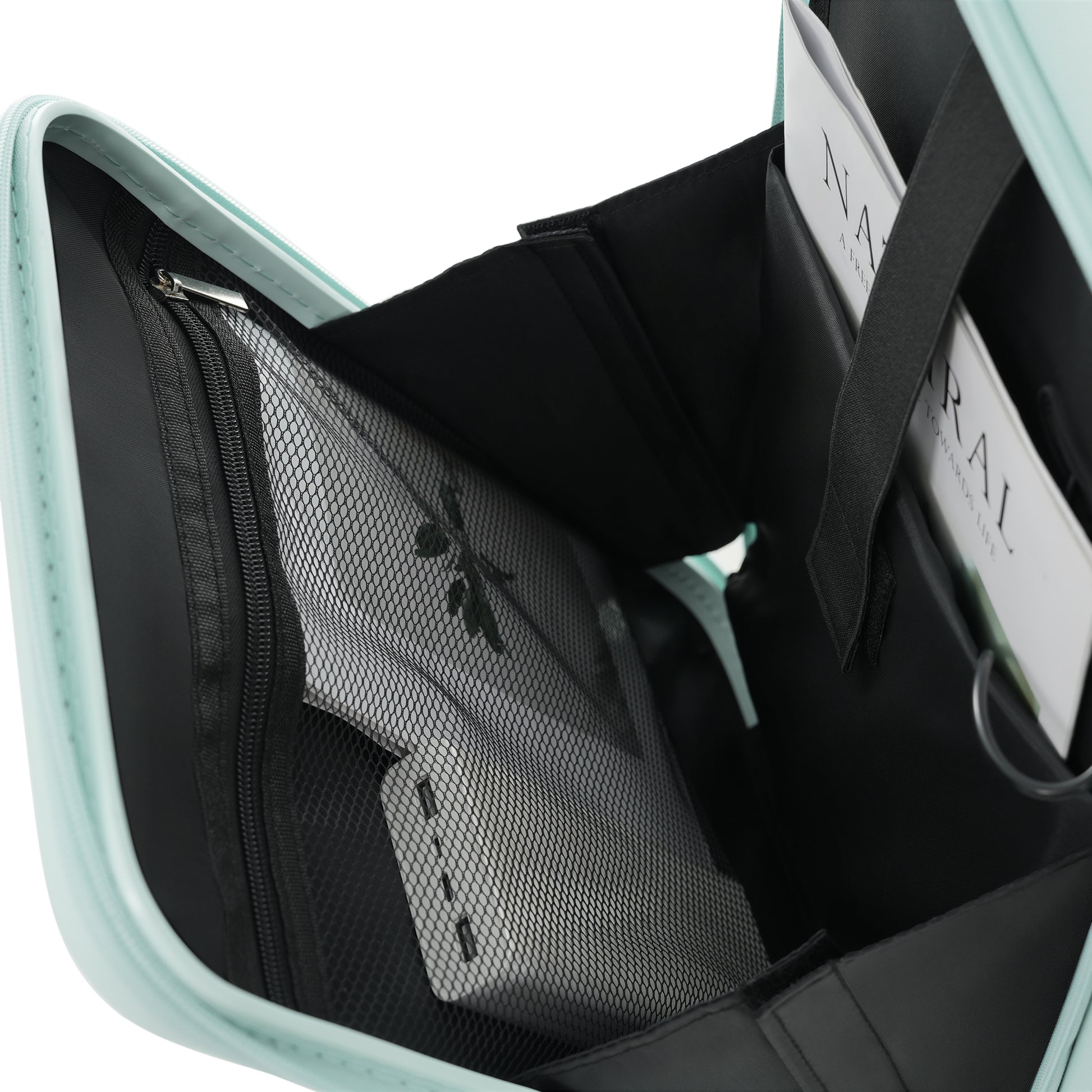 4-Piece Luggage Set with USB Charging Ports - 20in Carry-On (Front-Opening for Laptop) 28in Checked Suitcase with TSA Lock Travel Duffel Bag Wet-Dry Toiletry Bag, grey green image 11