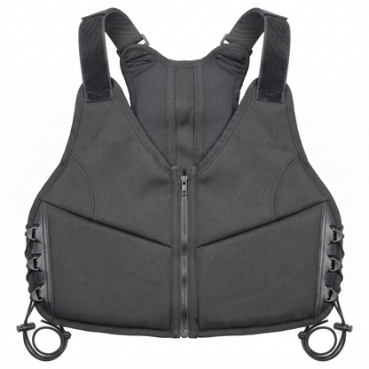 10LBS Adjustable Weighted Vest for Women, Breathable Workout Vest with Zipper & Lace-Up Design, for Running, Walking & Strength Training image 11