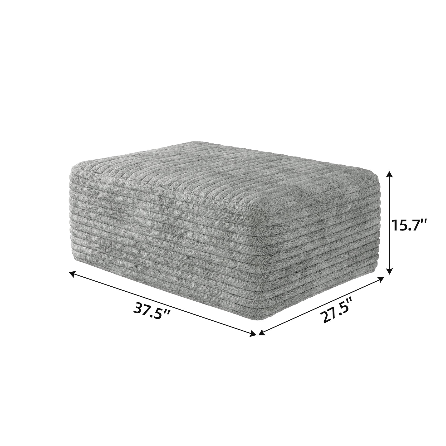 Y159-OTTOMAN-GREY ottoman grey image 5