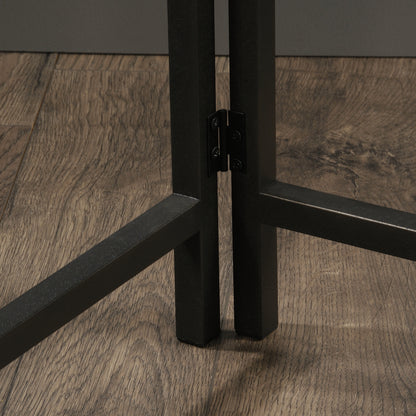 L-Shaped Desk with Rustic Style, Brown finish image 4