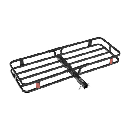 53" x 19" x 5", Hitch Cargo Carrier, 500 lbs Capacity Hitch Cargo Carrier with Hitch Stabilizer & Ratchet Straps, Hitch Mount Cargo Carrier with Cargo Net with Hook, Fit for SUVs image 12