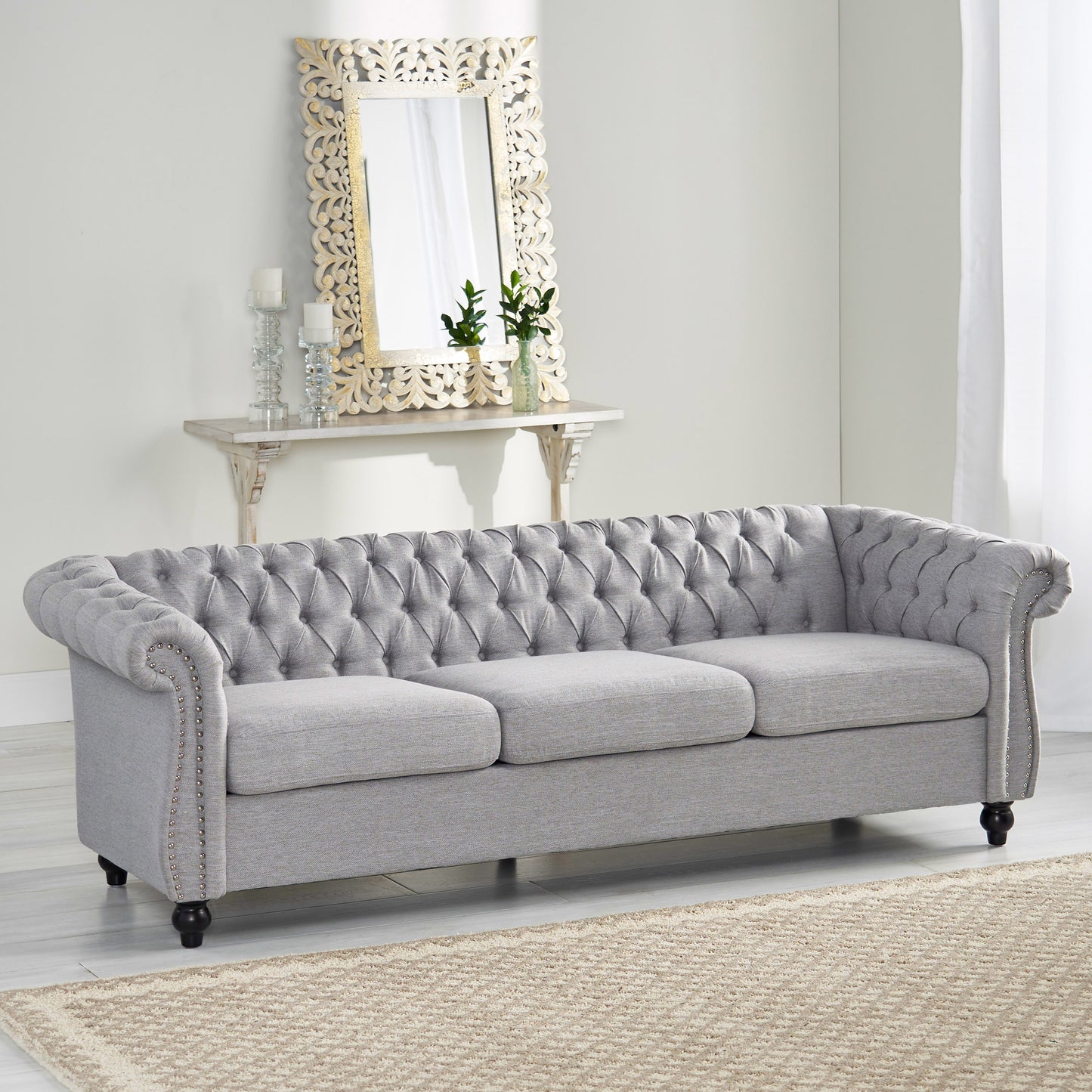 3 Seater Sofa -68014.00FCLOUDGRY image 1