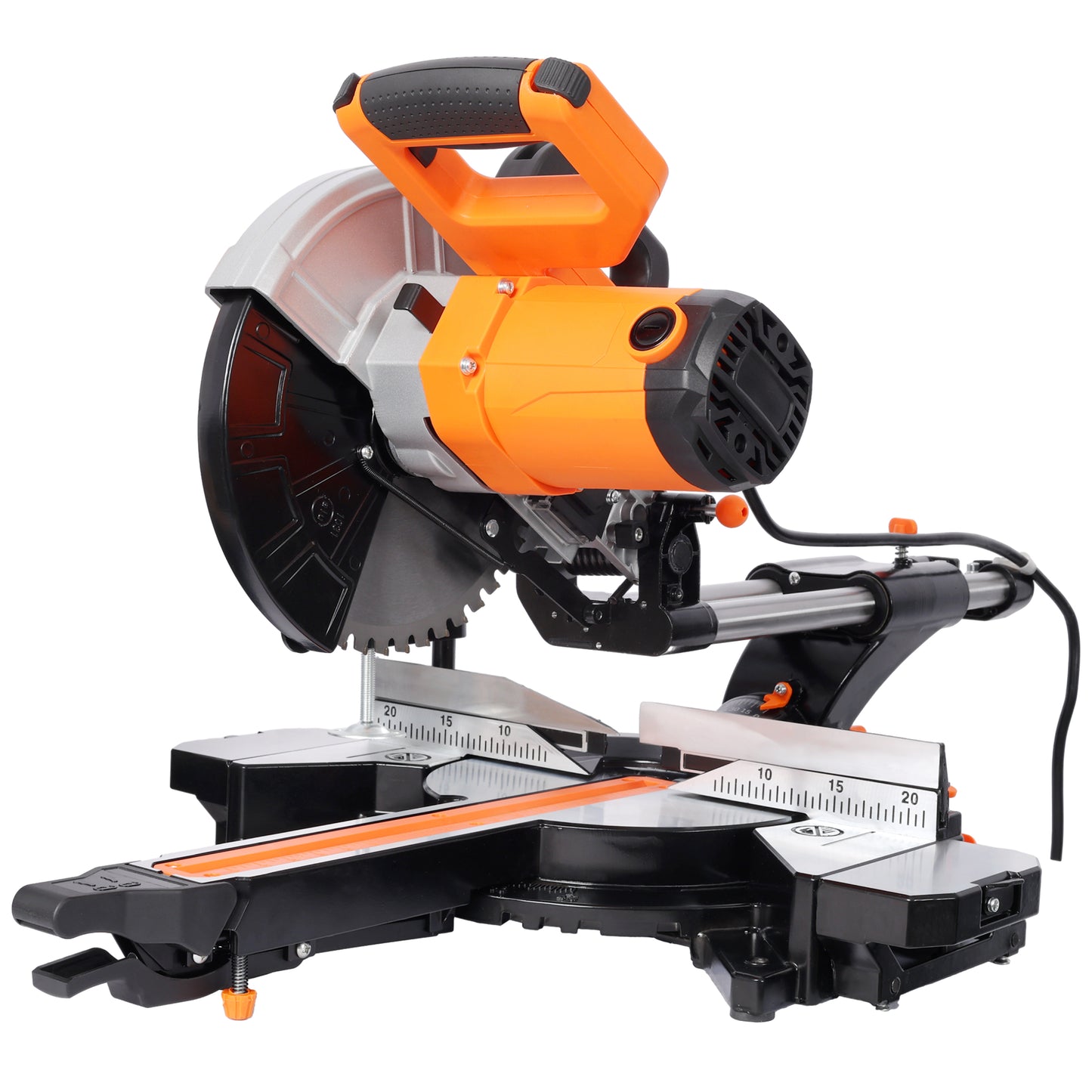 10in Single Bevel Double Speed Sliding Miter Saw,48T Blade,2-Speed 5000/3200 RPM,3.5x13in Cutting Capacity,ETL certificate image 9