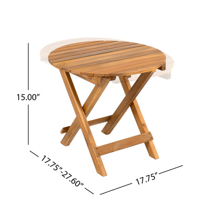 OUTDOOR RECLINER SIDE TABLE SET - COMES WITH 2 INCH CUSHION AND ADJUSTABLE BACKREST CHAISE LOUNGE WITH WHEEL & FOLDABLE AND ADJUSTABLE ACACIA WOOD SIDE TABLE FOR POOLSIDE PORCH image 4