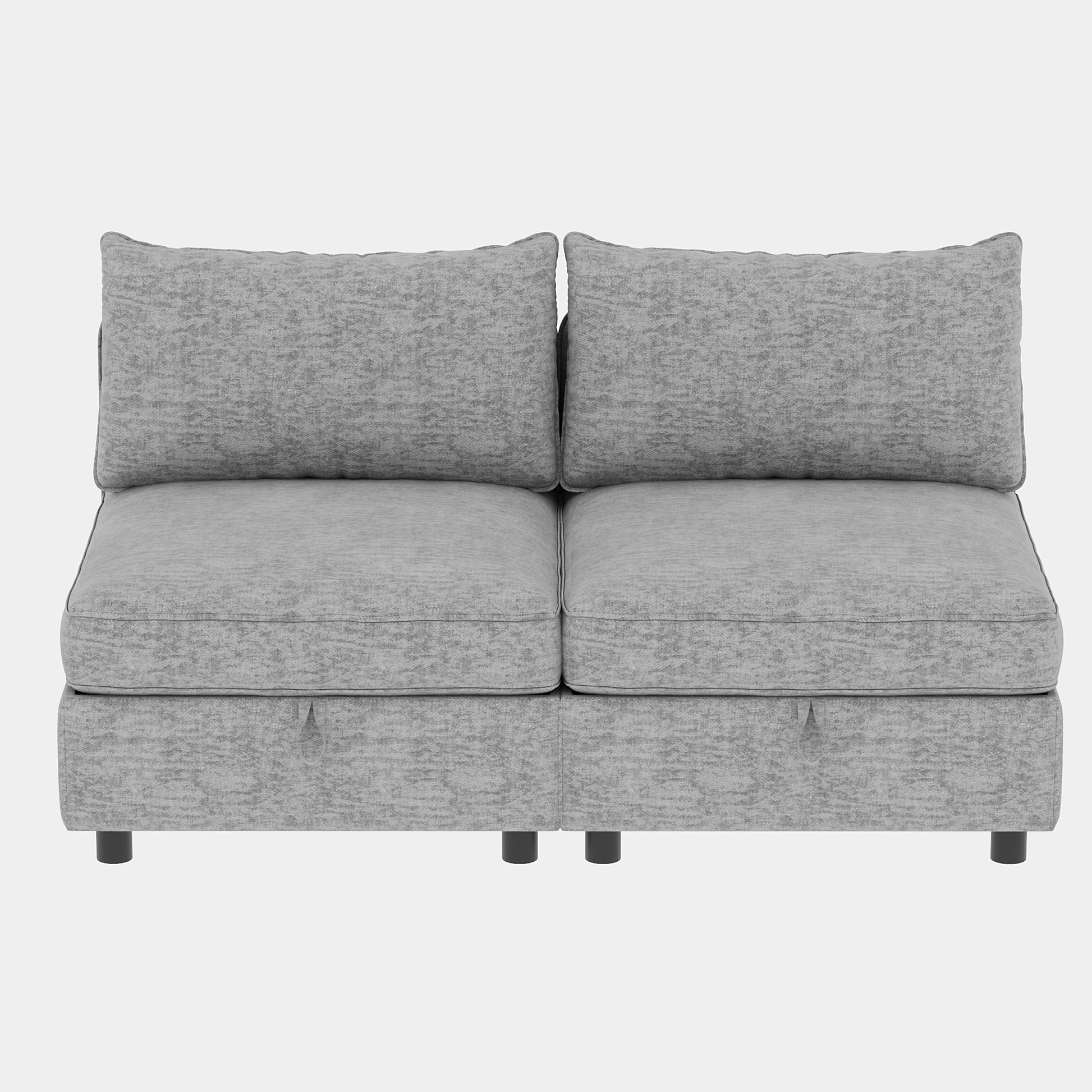 Modular Sectional Sofa, Convertible Sofa Seat With Storage, Sleeper Sectional Sofa Set, Fabric Flexible Modular Combinations for Living Room image 11