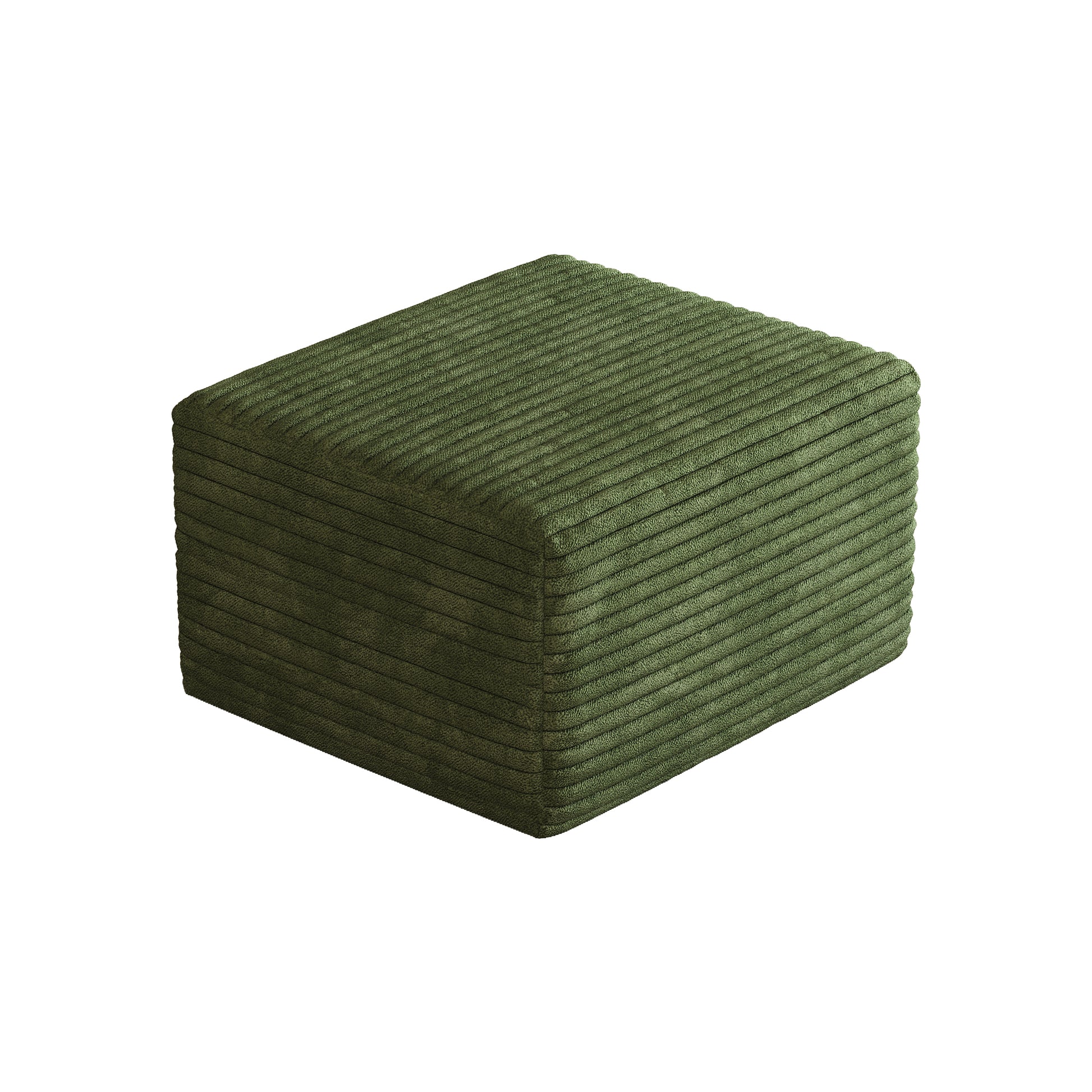 Sofa ottoman,No Assembly Required,Green(Plush Corduroy Fabric) image 7