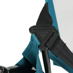 steel folding chair blue