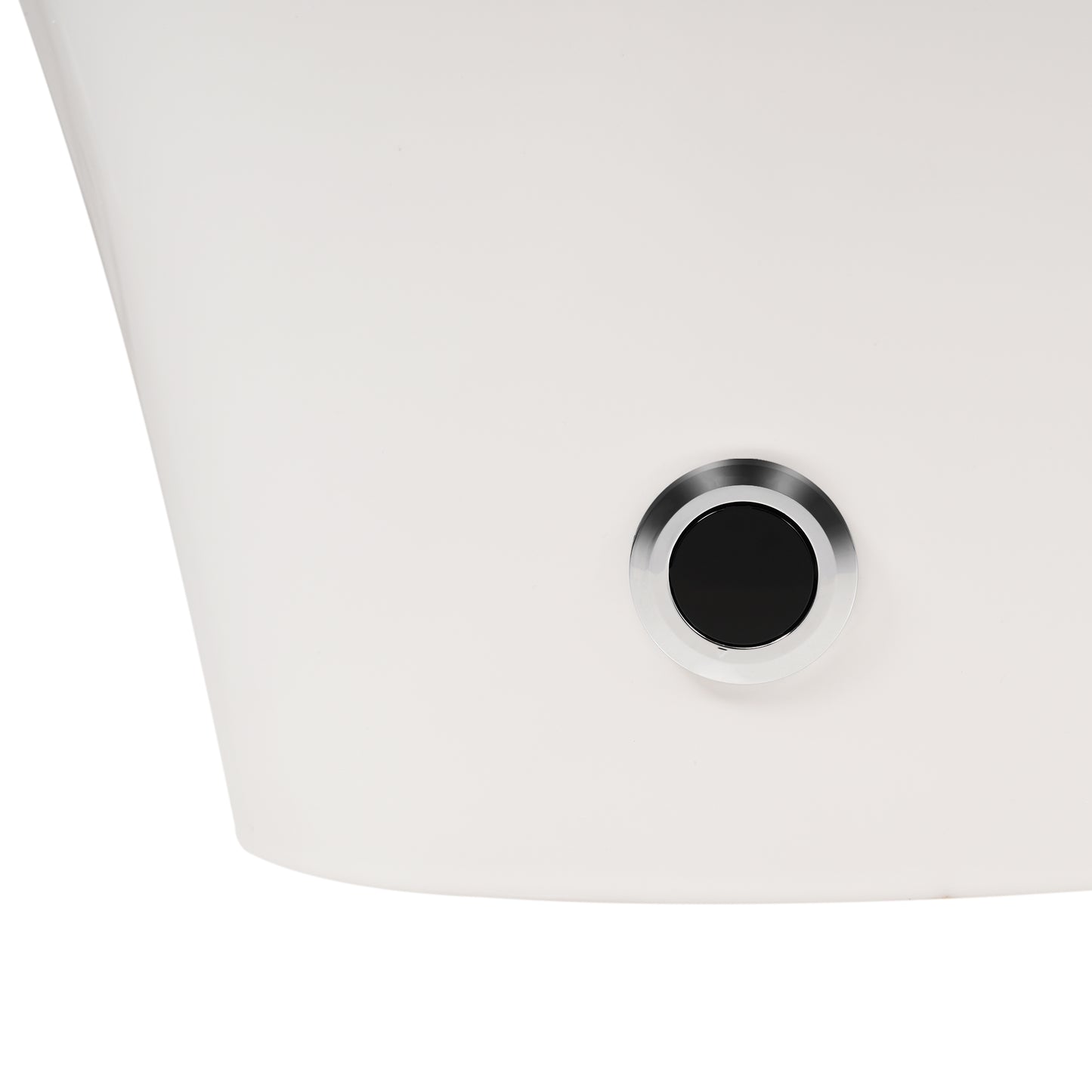 Heated Seat Smart Toilet, One Piece Toilet, Automatic Flush Tankless Toilet without Bidet, with Foot sensor Flush, Blue Night Light, Knob Control, Power Outage Flushing, Soft Close Cover,White image 8
