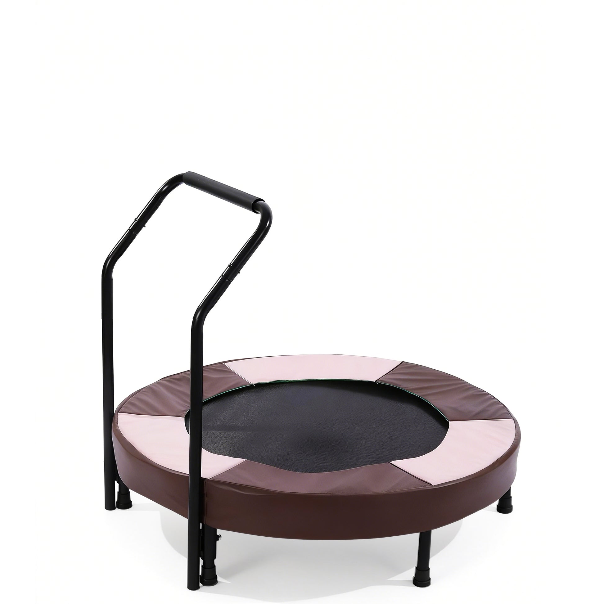 36 inch Nursery Trampoline for Kids, Ages 1 Year Plus, Mini Indoor Foldable Rebounder With Handle,Stable & Quiet,Toddler Trampoline Toys, for Boys & Girls,Bay Bungee Trampoline image 2