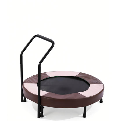 36 inch Nursery Trampoline for Kids, Ages 1 Year Plus, Mini Indoor Foldable Rebounder With Handle,Stable & Quiet,Toddler Trampoline Toys, for Boys & Girls,Bay Bungee Trampoline image 2