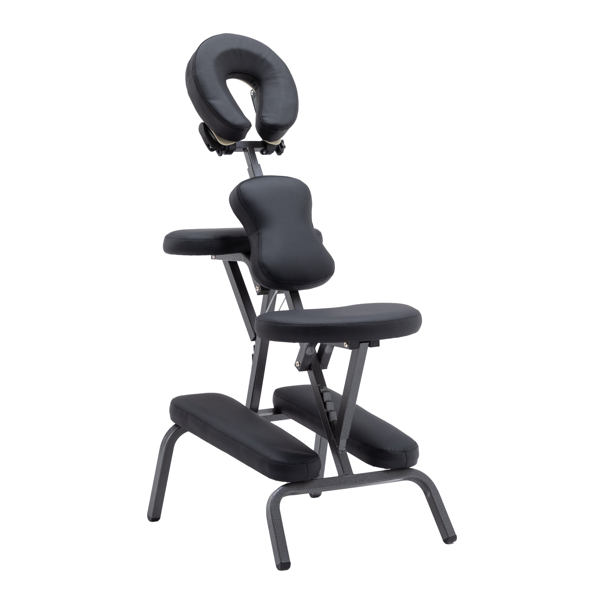 Portable Massage Chair for Tattoo and Spa with Adjustable Face Cradlewith Carrying Bag Ideal for Salon Use (BLACK) image 8