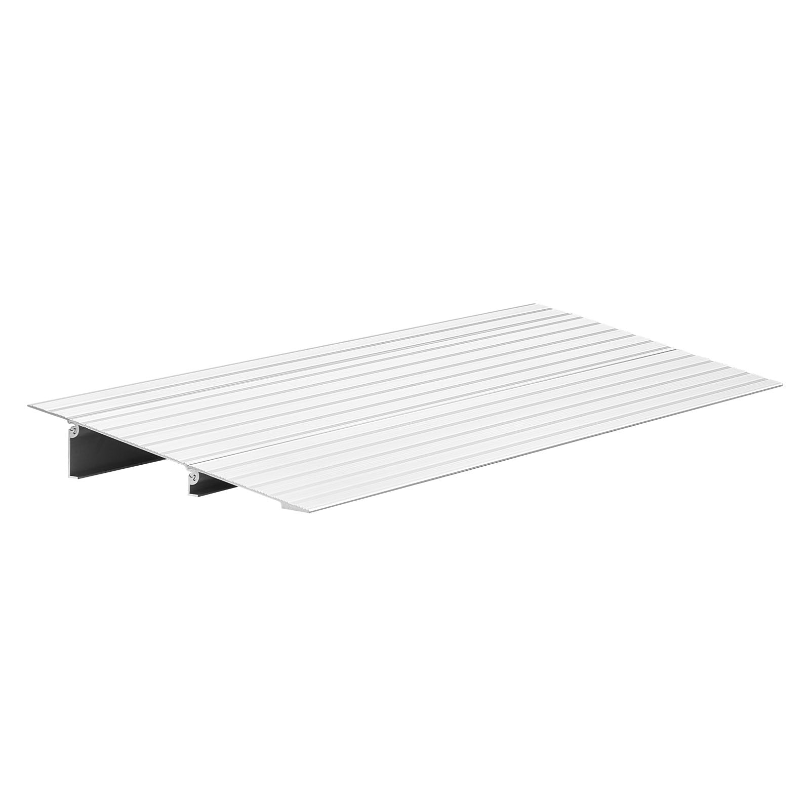 Door Threshold Ramp, 2 inch Rise, Aluminum Alloy Threshold Ramp Rated 800 lbs Load Capacity, Handicap Ramps for Home Steps for Wheelchair, Scooters, Power Chairs, Walkers, Bicycle, Tricycle image 3