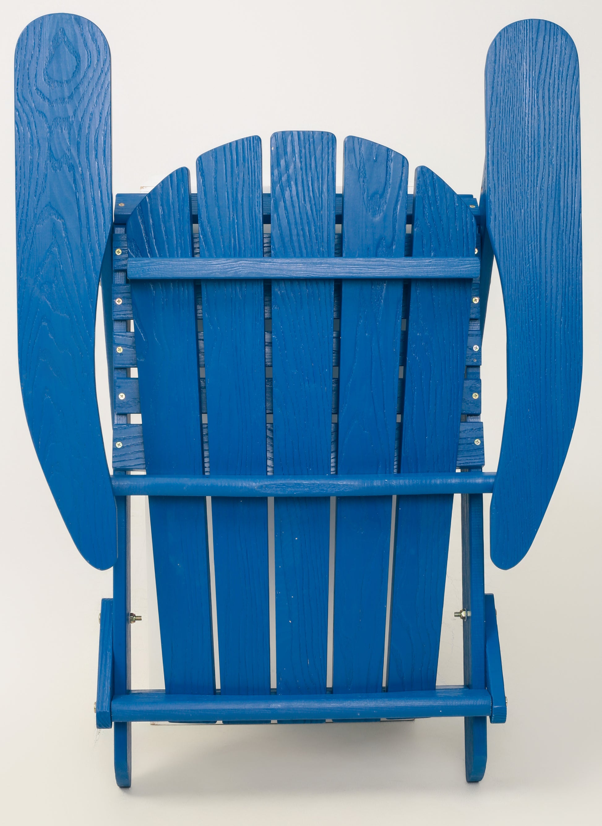 Embossed Wooden Outdoor Folding Adirondack Chair with Pre-Assembled BackRest & SeatBoard,Wood Patio Chair for Garden Backyard Porch Pool Deck Firepit with Wood Grain image 11
